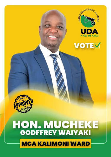 Portrait of Godffrey Waiyaki Mucheke